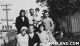 Doucet property Bathurst NB 1920s bttmrow Bernadette Marie Anne Leona backrow Gertrude Arthur Margaret DO Ann and Dorothy.jpg
